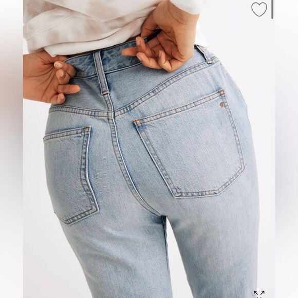 Madewell The Curvy Perfect Vintage Jean in fitzgerald Light wash rigid Size 29 - Picture 11 of 13